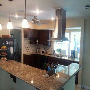 Photos from Bourgoing Construction, LLC Latest Project : New Kitchen in Palm Harbor. The lighting under cabinets, really made a difference.