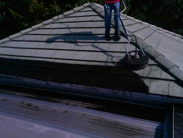 Project photos from Prestige Pressure Washing, LLC Stor-All Storage in St. Lucie West, Fl. Pressure Cleaning.