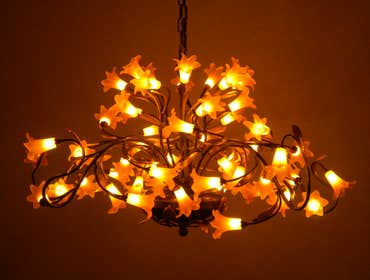 First Rate Electric Project 1 Restaurant lighting and custom light fixture.