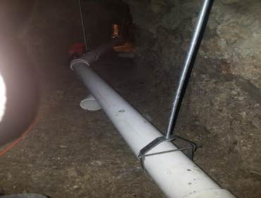 Commercial drain tie-in