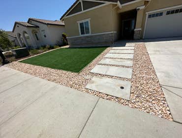 Hardscaping and landscaping