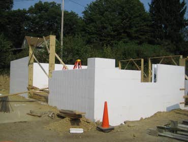 Photos from ICF Installation Associates, LLC The following pictures are taken at various jobs we have done. The first ones are of the basement of an A