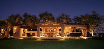 Urban Landscape Inc Project Custom Pool, covered structure, and landscape design and construction
