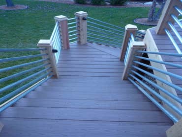 After- deck stairs