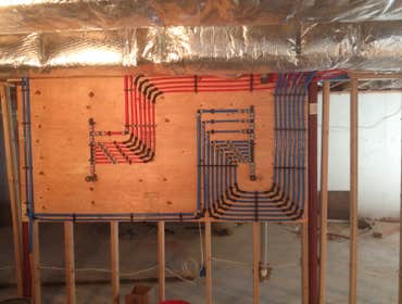 Organized & Labeled Plumbing