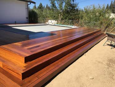 Pool Deck Construction of new pool deck