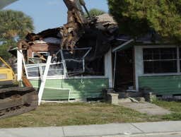 Demolishing existing home