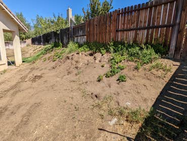 Highland Retaining Wall Before