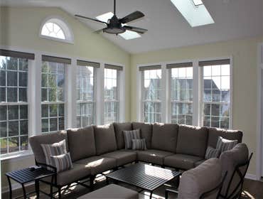 Add some living space like a four season sunroom addition