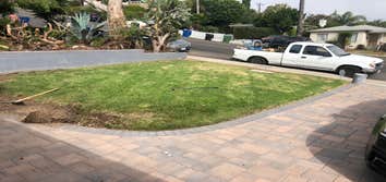 Energy efficient front yard The customer was asking for energy efficient yard because he was wasting a lot of water and his bill is high. We did turf a