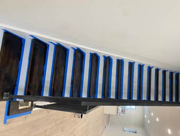 Photos by One by One Painting LLC #1 On this house we did demolition framing plumbing electrical Sheetrock painting window doors floor trim kitchen cab