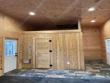 Photos by Navy Flooring LLC #5 Converting Carport in the a home and sauna
