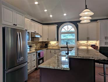 Photos by XZ Construction #3 Kitchen remodel project.