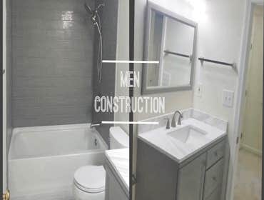 Men Construction LLC Bathroom Remodel