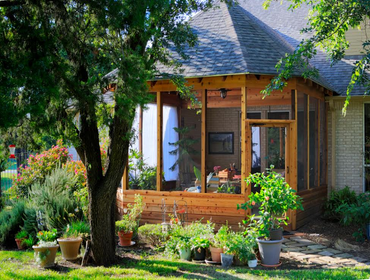 Enclosed porch