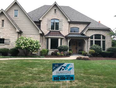 Photos by Homestate Construction LLC #1 Over 1k Roof replaced and paid for by Insurance in the city of Naperville. Call now for your free inspection. 6