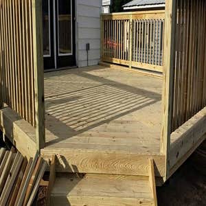 Angled steps