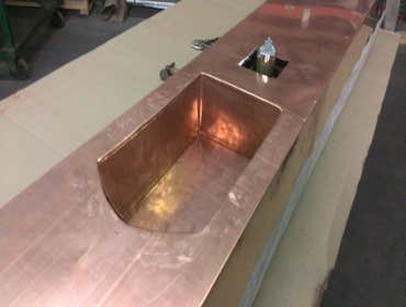 Copper Outdoor Shower Wrap
