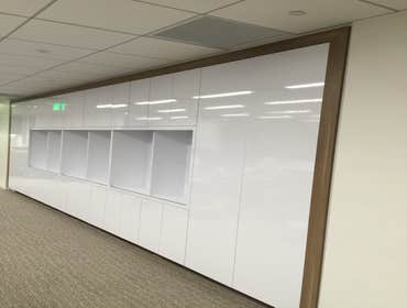 Project photos from Somoza Casework Installations Interior/ Exterior Projects in the Bay Area at HP facilities, Atherton, Menlo Park, Palo Alto, Appl