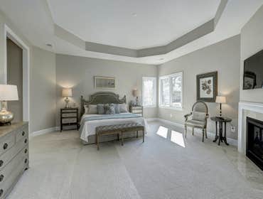 GULICK | CUSTOM Home in McLean The impressive stone and HardiePlank® elevation on our Winthrop really stood out on this corner lot of approximately one