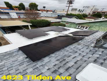 Photos by All State Solar Construction Inc #3 Installation of 4.8 Kw pv solar roof mount system using solaredge technology