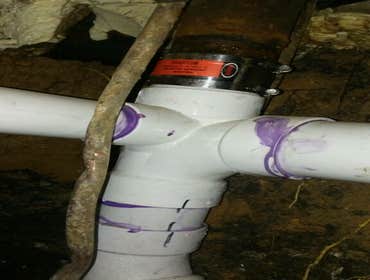 Residential drain re-pipe