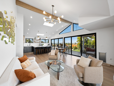 San Clemente Home Remodel This San Clemente home remodel brings a fresh, open feel to the kitchen, revealing stunning views and connecting seamlessly w