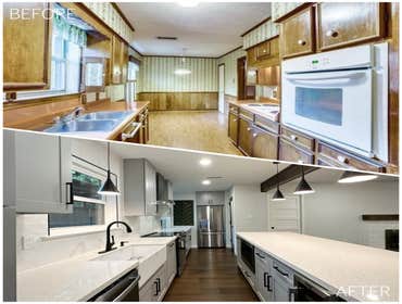 Before and After photos