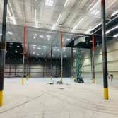 Warehouse interior painting project