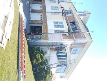 EIFS Removal & Installation of Siding Complete removal of EIFS Stucco system .
Substantial Carpentry, House Wrap, Flashing, and Installation of Sid