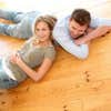 B & J Hardwood Flooring logo