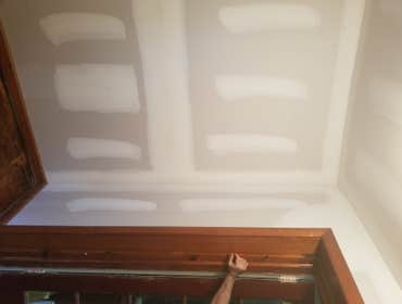 Photos by Waypoint Home Improvement LLC #2 Room water damage restoration and rebuild.