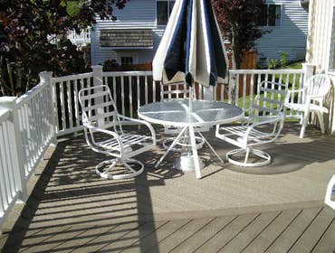 diagonal decking trex and trex railing