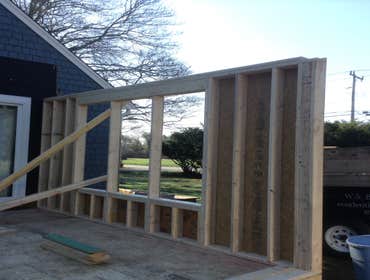 Cecil addition We built a 1250 square foot addition at this residence