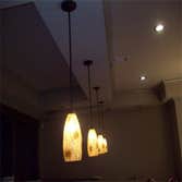 Completed Lighting Work Lighting provides illumination and encompasses a wide variety of uses, both inside the home and out. We will work with you on p
