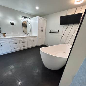 Photos by Custom Construction & Kitchen Bath Floor Inc #1