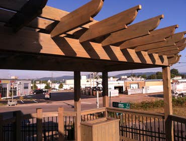 Premium Treated & Western Red Cedar Deck & Pergola, Chattanooga TN Client had no living area outside and wanted a deck to use for an outdoor living are