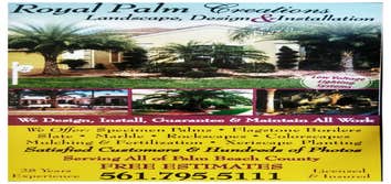 Photo(s) from Royal Palm Creations, Inc.