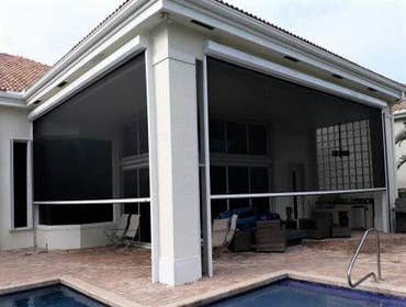 Photos by Motorized Outdoor Retractable Screens #1