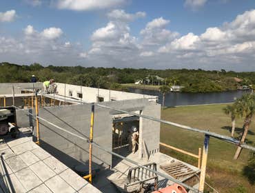 Custom Solid Concrete Waterfront Home
