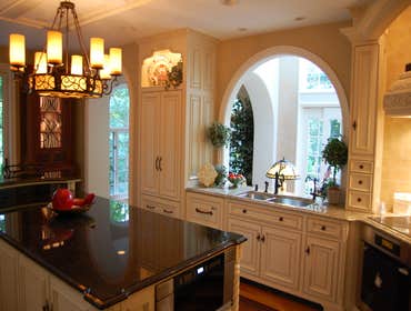 Project photos from Fleming Tile And Marble Inc Sampling of our work. Large-scale commercial installation. Beautiful kitchen with custom backsplash. 