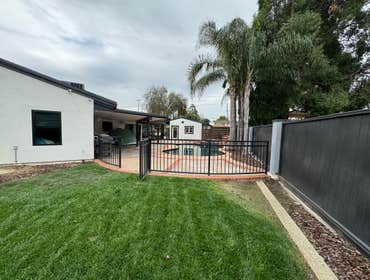 Turf Installation We recently completed a high-end turf installation designed to elevate outdoor living with a lush, low-maintenance finish. This proje