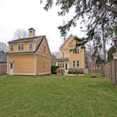 Garage and back yard