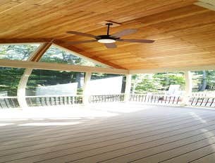 Engineered Cedar ceiling
