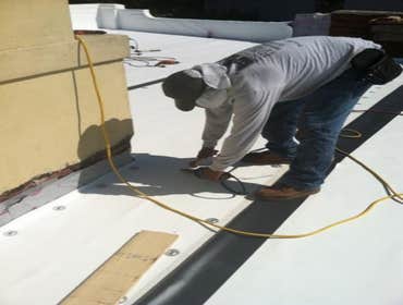 PVC Single Ply & Solar Install - Pasadena Reroof Project