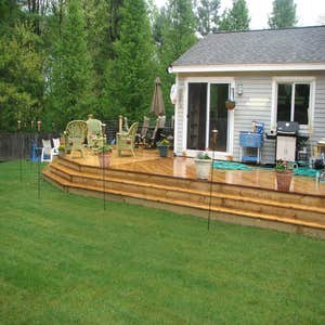 Cedar Deck New Sod