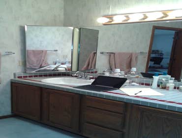 Old Vanity area