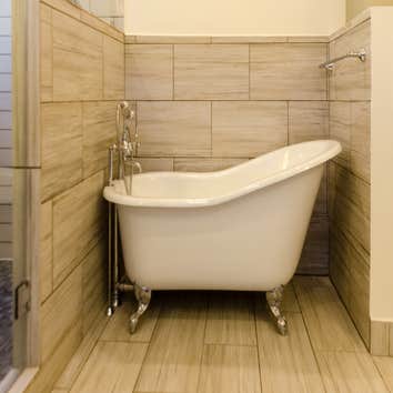 Heights Bathroom This is a lovely Bathroom Remodel we completed in a fabulous home in Houston Heights.