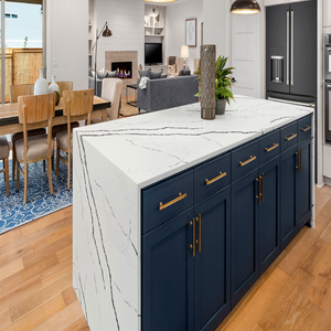 Quartz Countertops with Waterfall