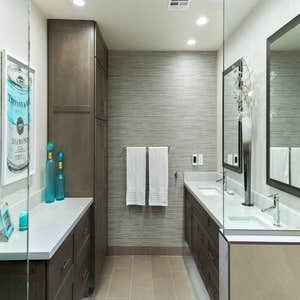 North PHX Master Bathroom Remodel We completed this Master Bathroom Remodel in 2018 for a client in North Phoenix. It features custom cabinetry...